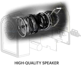 Wireless Bluetooth Quran Speaker 8GB FM - Remote Control, 19 Reciters, 15 Languages - Saif Al Najmi Kw