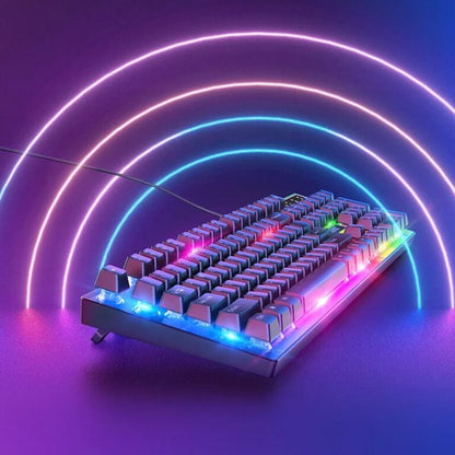 HOCO GM18 Glowing Illuminated Gaming Keyboard and Mouse Set TR00153 - Saif Al Najmi Kw