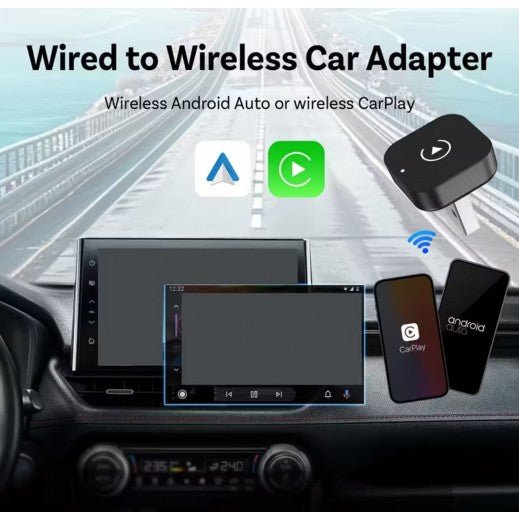 2 - in - 1 Wireless CarPlay & Android Auto Adapter - Saif Al Najmi KwcarplaySaif Al Najmi KwSaif Al Najmi Kw2 - in - 1 Wireless CarPlay & Android Auto Adapter