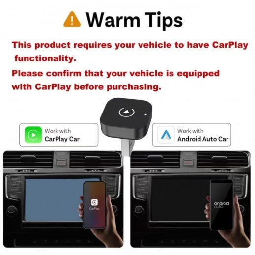 2 - in - 1 Wireless CarPlay & Android Auto Adapter - Saif Al Najmi KwcarplaySaif Al Najmi KwSaif Al Najmi Kw2 - in - 1 Wireless CarPlay & Android Auto Adapter