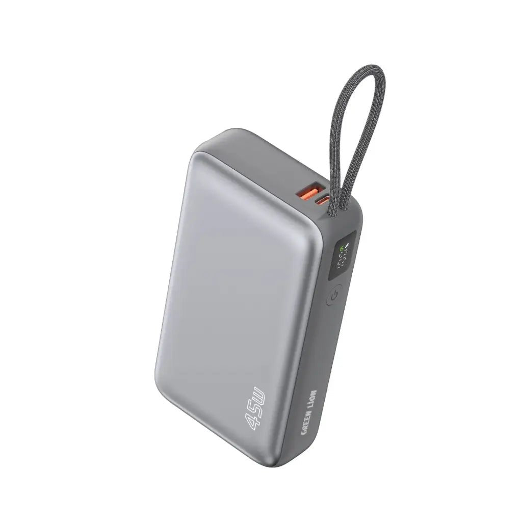 20,000mAh Power Bank Green Lion DAKAR PD 45W Fast Charging - Black - Saif Al Najmi KwPower BanksGreen LionSaif Al Najmi Kw20,000mAh Power Bank Green Lion DAKAR PD 45W Fast Charging - Black