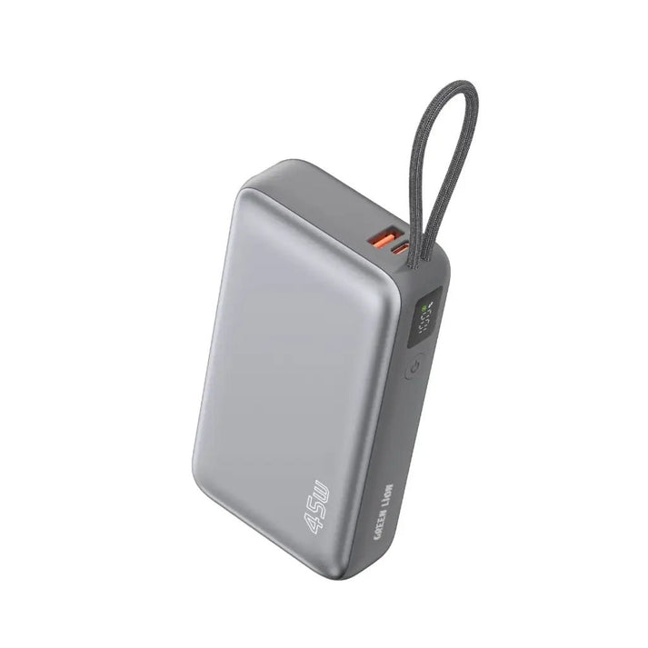 20,000mAh Power Bank Green Lion DAKAR PD 45W Fast Charging - Black - Saif Al Najmi KwPower BanksGreen LionSaif Al Najmi Kw20,000mAh Power Bank Green Lion DAKAR PD 45W Fast Charging - Black