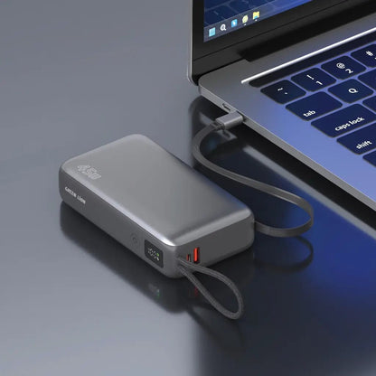 20,000mAh Power Bank Green Lion DAKAR PD 45W Fast Charging - Black - Saif Al Najmi KwPower BanksGreen LionSaif Al Najmi Kw20,000mAh Power Bank Green Lion DAKAR PD 45W Fast Charging - Black