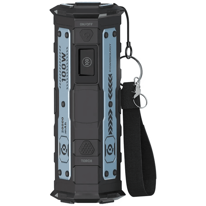 20000mAh Powerology TorchPower Bank 100W Built - In Flashlight - Saif Al Najmi KwPower BankPowerologySaif Al Najmi Kw20000mAh Powerology TorchPower Bank 100W Built - In Flashlight