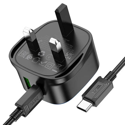 CS32B Rich PD20W QC3.0 Wall Charger with UK Cable Set