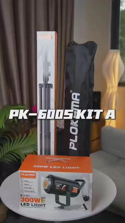 Plokama PK-600S 300W LED Video Light Kit – Professional Studio Lighting