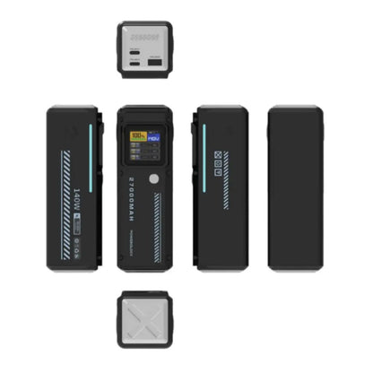 27000mAh Powerology Smart Display Power Bank - 140W PD3.1 - Black - Saif Al Najmi KwPower BankPowerologySaif Al Najmi Kw27000mAh Powerology Smart Display Power Bank - 140W PD3.1 - Black