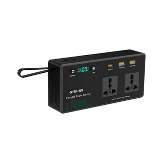 27000mAh Volt Mate Power Station PD 60W AC 150W Green Lion - Black - Saif Al Najmi KwPOWER STATIONGreen LionSaif Al Najmi Kw27000mAh Volt Mate Power Station PD 60W AC 150W Green Lion - Black