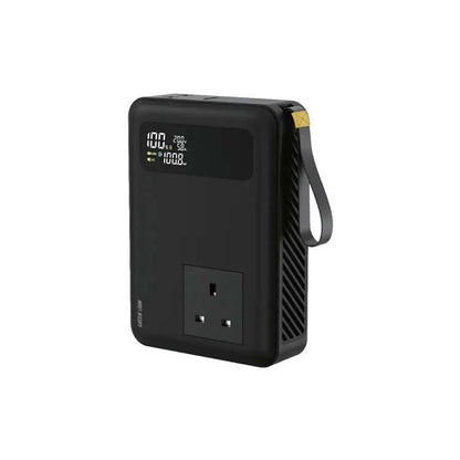 270W Power Bank 30,000mAh Green Lion Power Vault PD 100W AC Output - Black - Saif Al Najmi KwPOWER STATIONGreen LionSaif Al Najmi Kw270W Power Bank 30,000mAh Green Lion Power Vault PD 100W AC Output - Black
