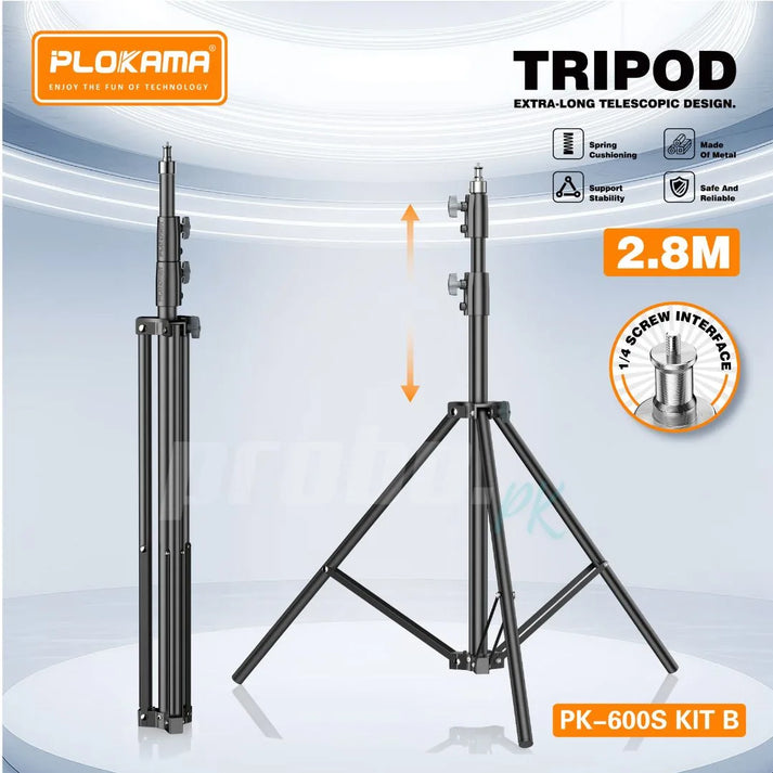 Plokama PK-600S-B Professional Softbox Lighting Kit 300W