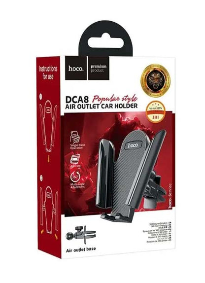 Hoco DCA8 Popular Style Air Outlet Phone Holder - Saif Al Najmi Kw