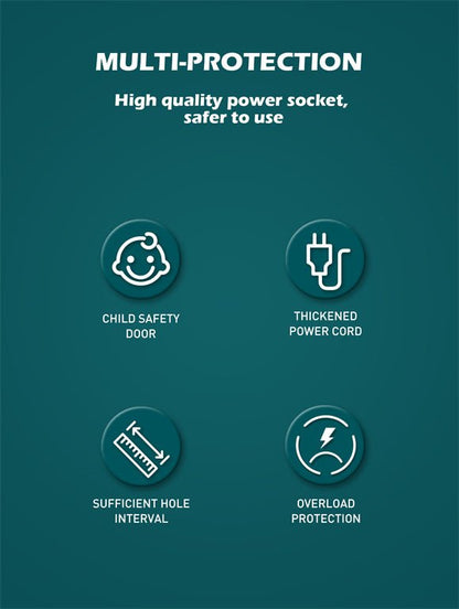 3 AC Outlets 4 USB Power Strip SC3416 - Saif Al Najmi KwExtension Power SocketLDNIOSaif Al Najmi KwSC34161321333 AC Outlets 4 USB Power Strip SC3416 - Saif Al Najmi Kw