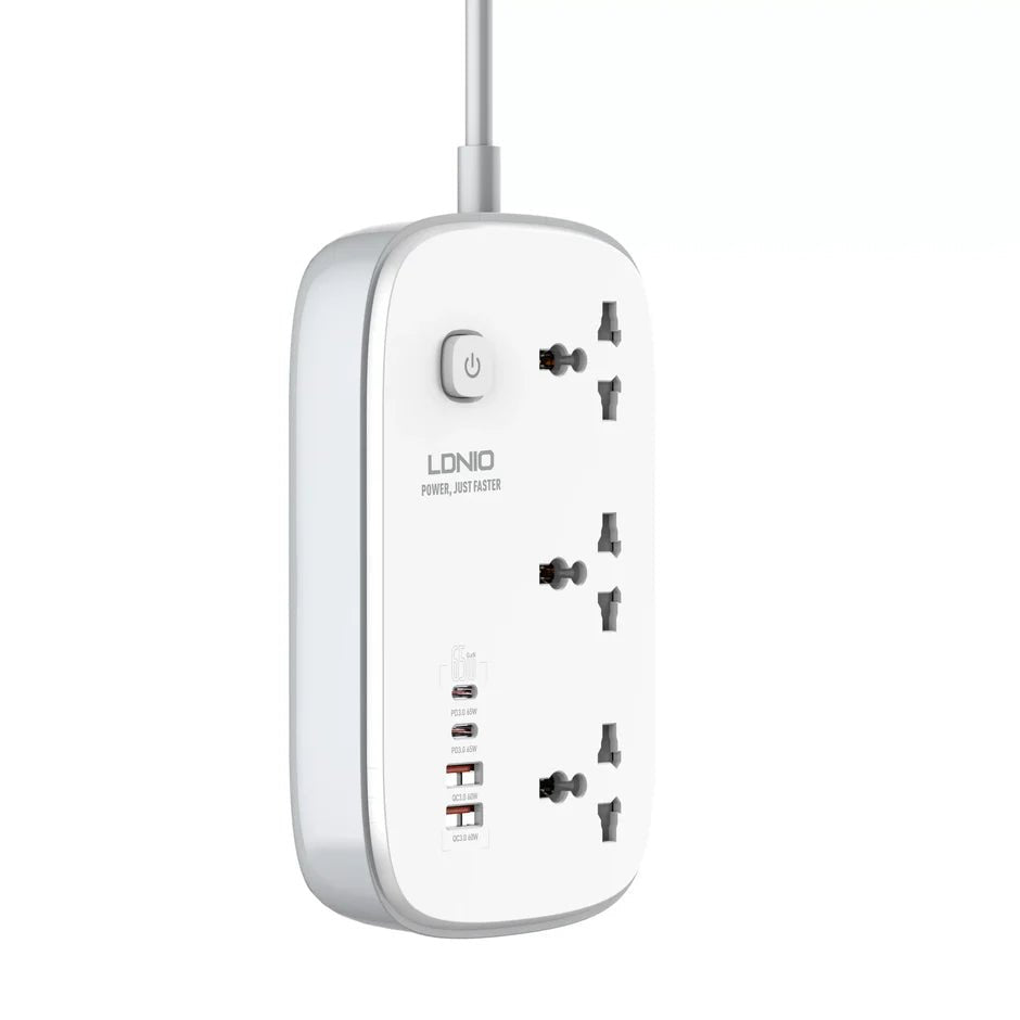 3 AC Outlets 4 USB Power Strip SC3416 - Saif Al Najmi KwExtension Power SocketLDNIOSaif Al Najmi KwSC34161321333 AC Outlets 4 USB Power Strip SC3416 - Saif Al Najmi Kw