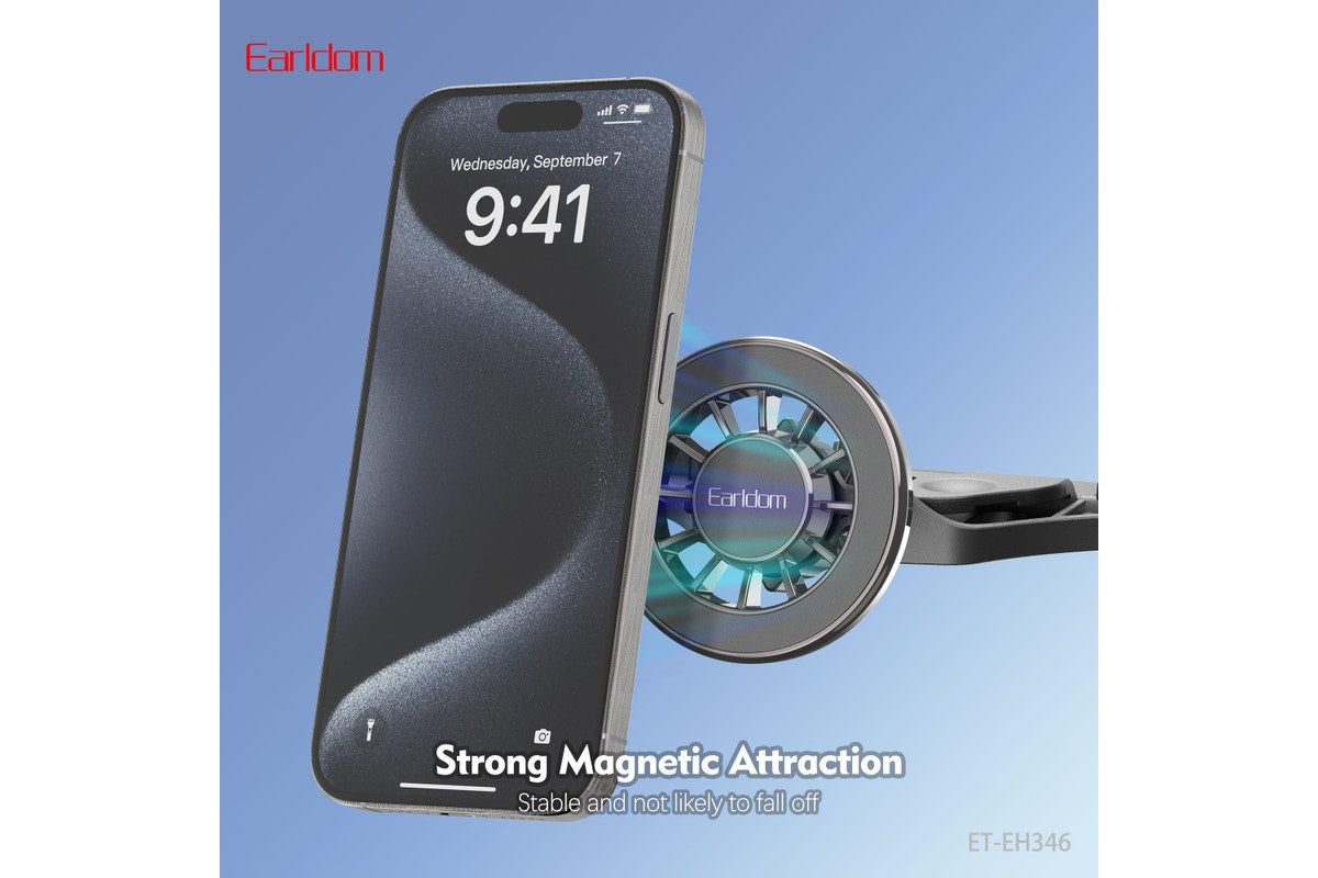 Magnetic Car Phone Holder for iPhone and Android - Strong Magnet Mount