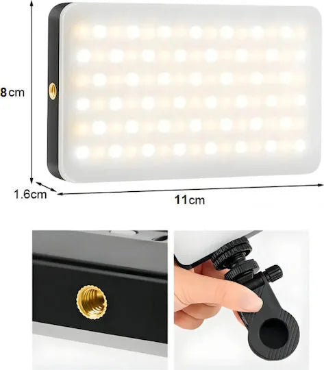 Roza F06 RGB Selfie Light – 40 LED MagSafe Ring Light for Mobile