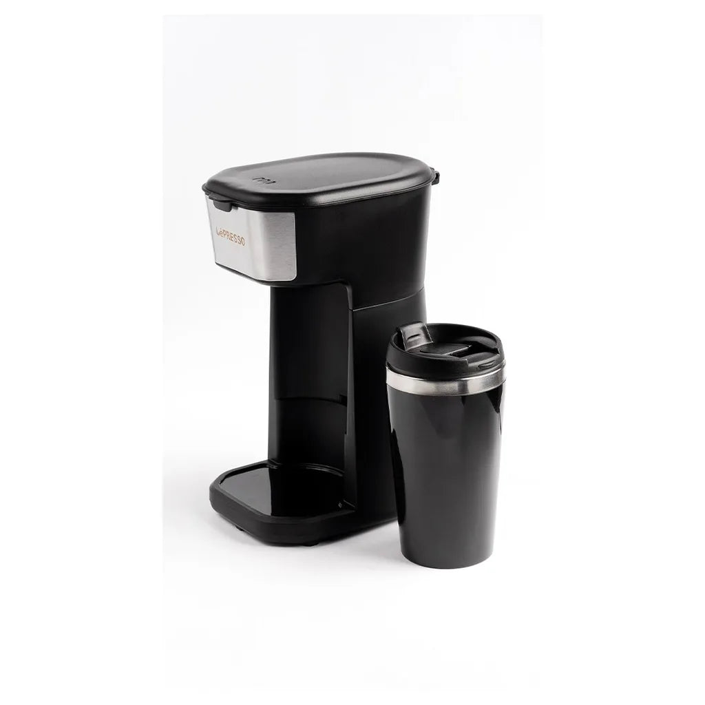 LePresso Coffee Maker with Travelling Mug 450W – Black