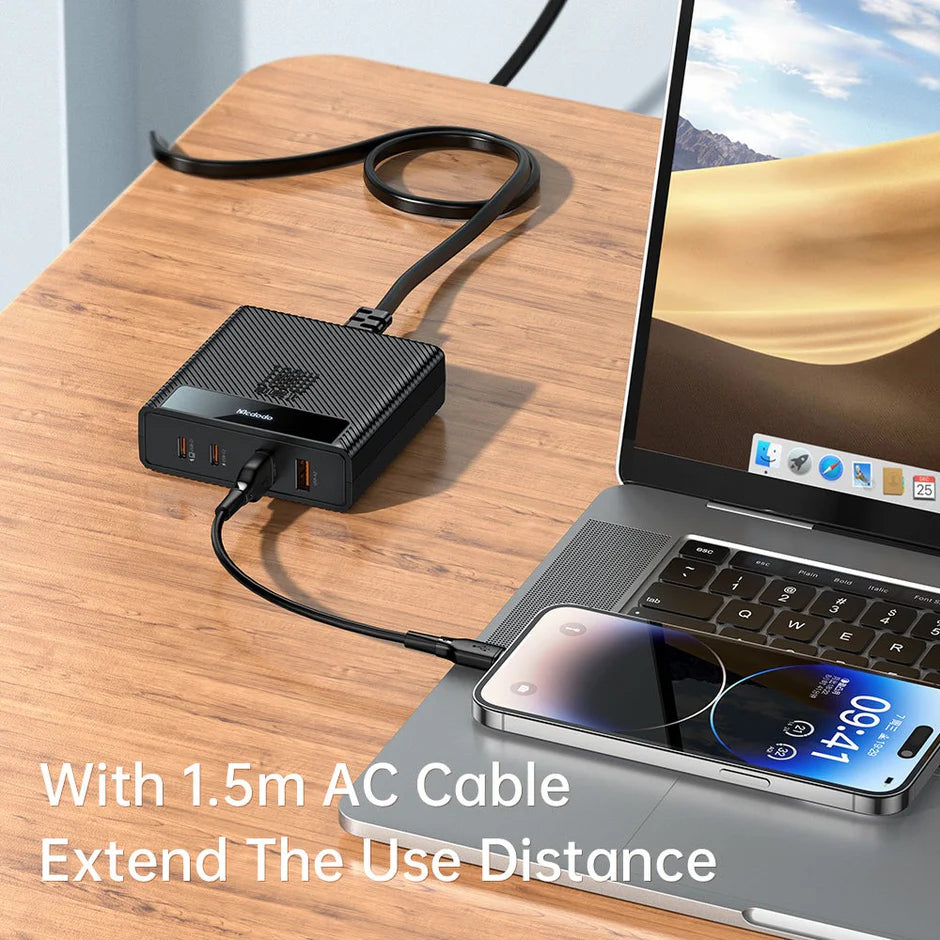 Mcdodo CH-180 Hyperspace Series 100W 4-Port PD Quick Charging Station - Saif Al Najmi Kw