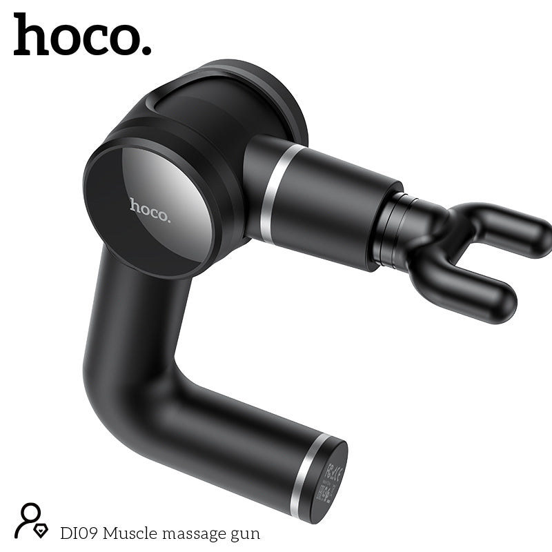 HOCO DI09 Fascia Gun Muscle Massager Black Color - hocotech