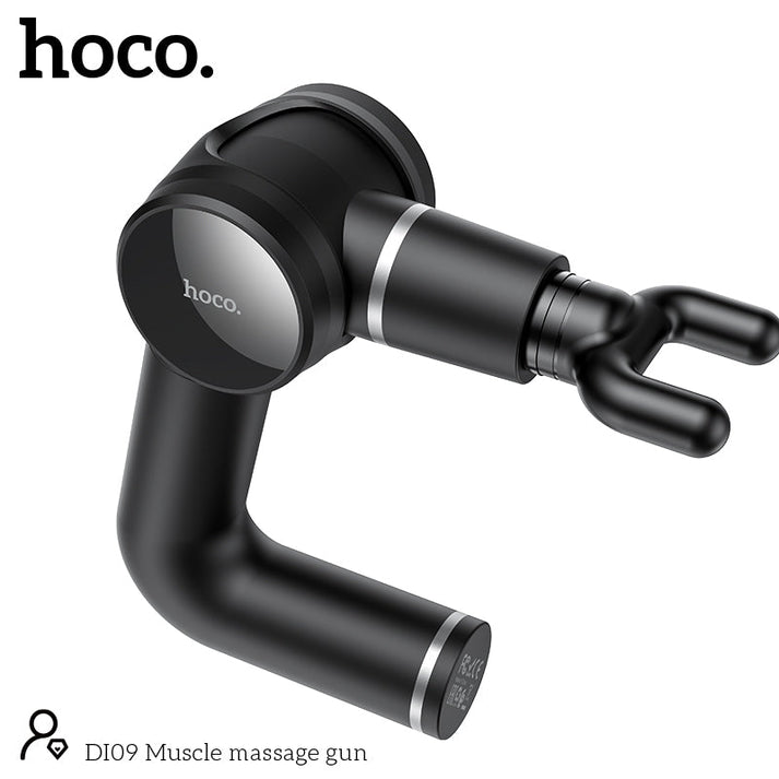 HOCO DI09 Fascia Gun Muscle Massager Black Color - hocotech