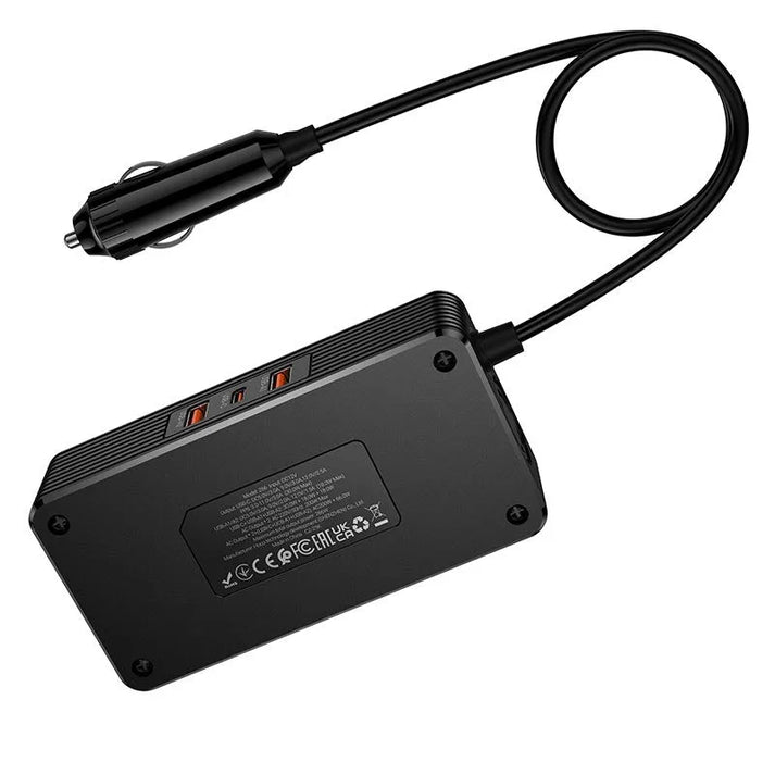 Hoco Z66 Car Voltage Converter — PD66W 1C2A Fast Charging
