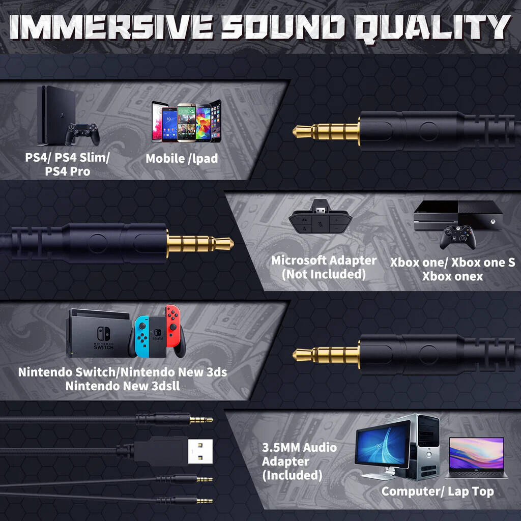 ONIKUMA K19 Professional Gaming Headphone with RGB LED Backlight - High-Quality Sound & Comfort - Saif Al Najmi Kw