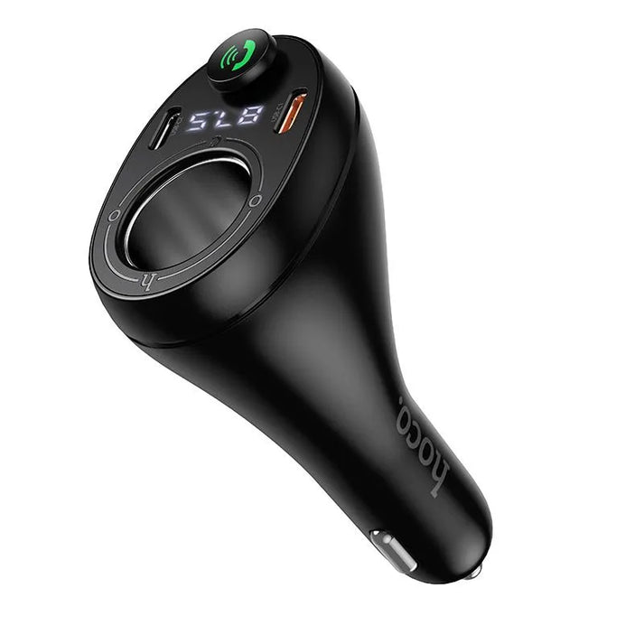 Hoco E88 Star 35W Dual USB-C Cigarette Lighter Car BT FM Transmitter