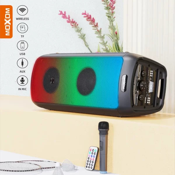 Moxom MX-SK54 30W LED SuperPower Wireless Speaker - Saif Al Najmi Kw