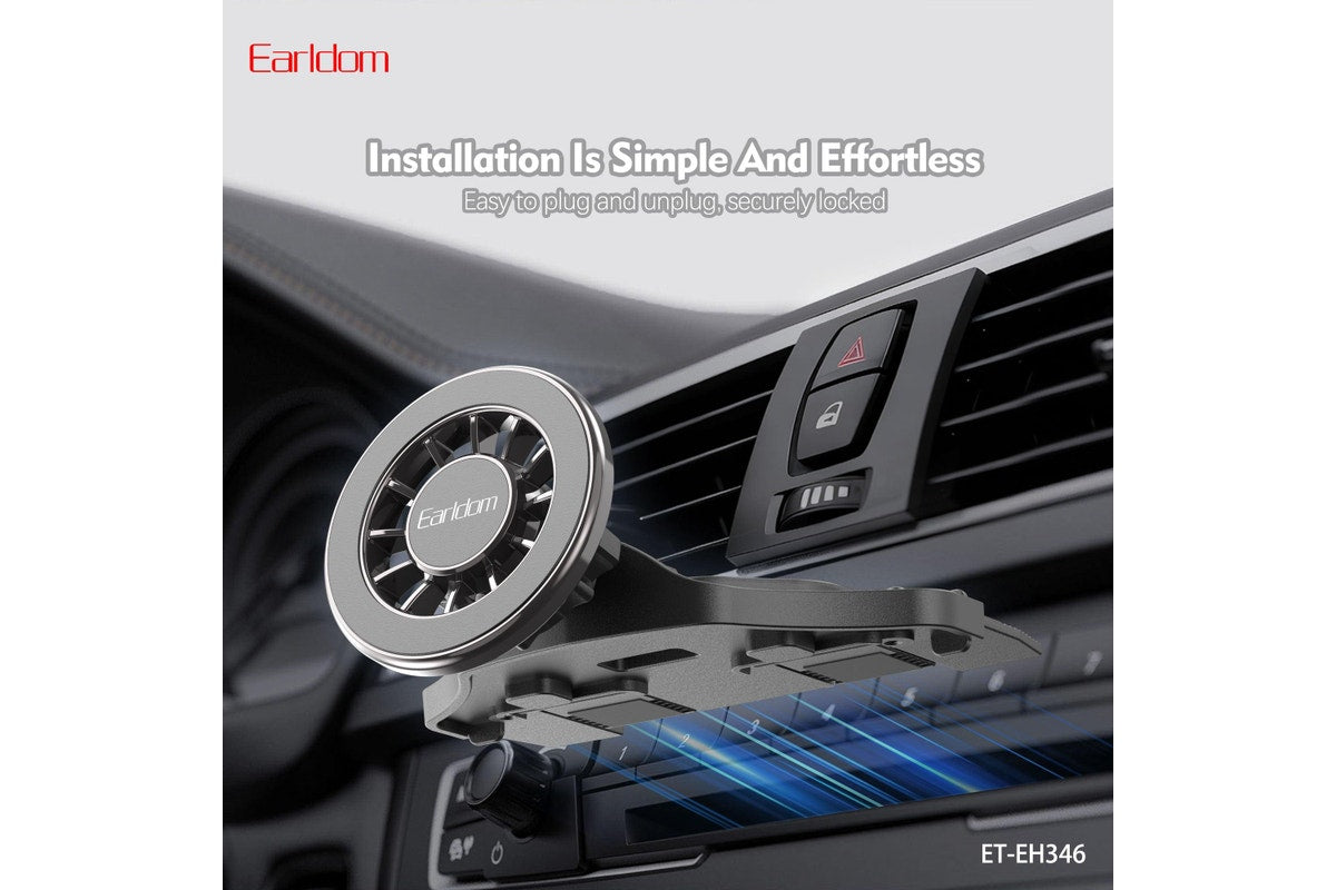 Magnetic Car Phone Holder for iPhone and Android - Strong Magnet Mount