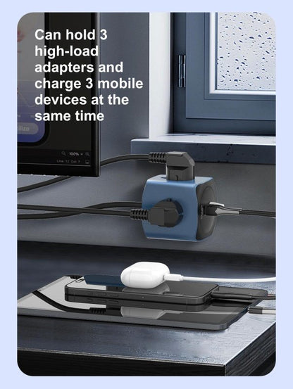 LDNIO SC3319 Universal Power Socket Cube - Multi-Outlet & USB Charging Hub - Saif Al Najmi Kw