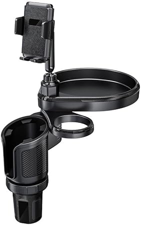 4 - in - 1 Car Cup Holder Phone Mount Expander 360° Tray Stand - Saif Al Najmi KwCup HolderSaif Al Najmi KwSaif Al Najmi Kw4 - in - 1 Car Cup Holder Phone Mount Expander 360° Tray Stand
