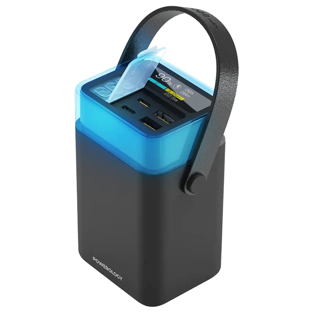 40000mAh Powerology Halo Beam PD 65W Power Bank - Black - Saif Al Najmi KwPower BankPowerologySaif Al Najmi Kw40000mAh Powerology Halo Beam PD 65W Power Bank - Black - Saif Al Najmi Kw