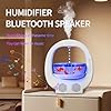 Multi-Function Y11 Anti-Gravity Humidifier - Water Drop Humidifier, Bluetooth Speaker, Night Light & Fish Tank - Saif Al Najmi Kw