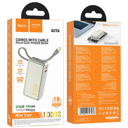 Hoco Q27A 33W 10000mAh Power Bank - High-Speed Charging - Saif Al Najmi Kw
