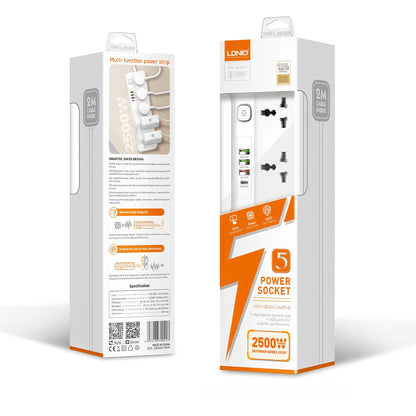 LDNIO SC5415 Universal Power Socket UK & EU Plug