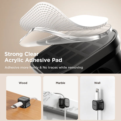 Joyroom JR-ZS368 Magnetic Cable Organizer – 3-Piece Set