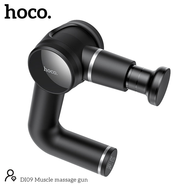 HOCO DI09 Fascia Gun Muscle Massager Black Color - hocotech