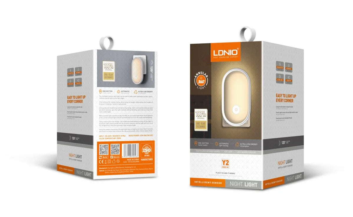 LDNIO Intelligent Sensor Night Light Y2 — Smart Motion Detection