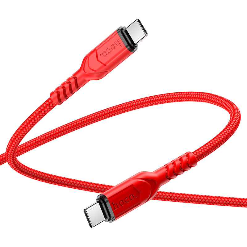 Hoco X59 Victory 60W charging data cable Type-C to Type-C(L=1M) - Saif Al Najmi Kw
