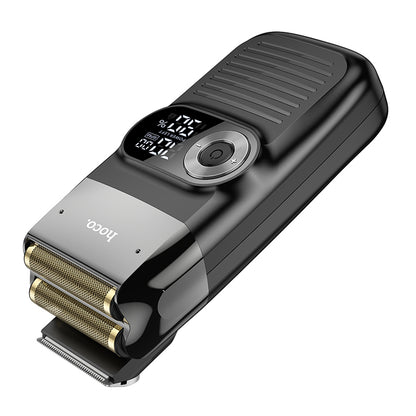 Hoco HP30 Dual Mesh 2-in-1 Shaver - Efficient and Versatile Grooming - Saif Al Najmi Kw