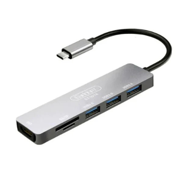 Earldom® W18 USB-C Multi-Function Adapter 6 IN 1 - Saif Al Najmi Kw