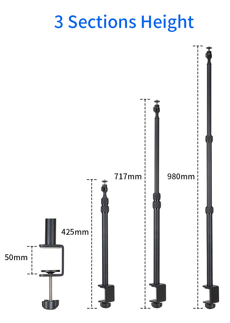 Jmary MT-49 Compact Tripod Stand for Phone & Camera