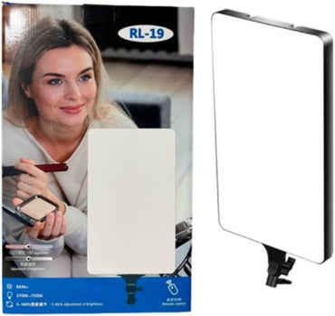 RL-19 LED Rectangular Light Panel - Adjustable Brightness & White Soft Light for Photography & Video - Saif Al Najmi Kw
