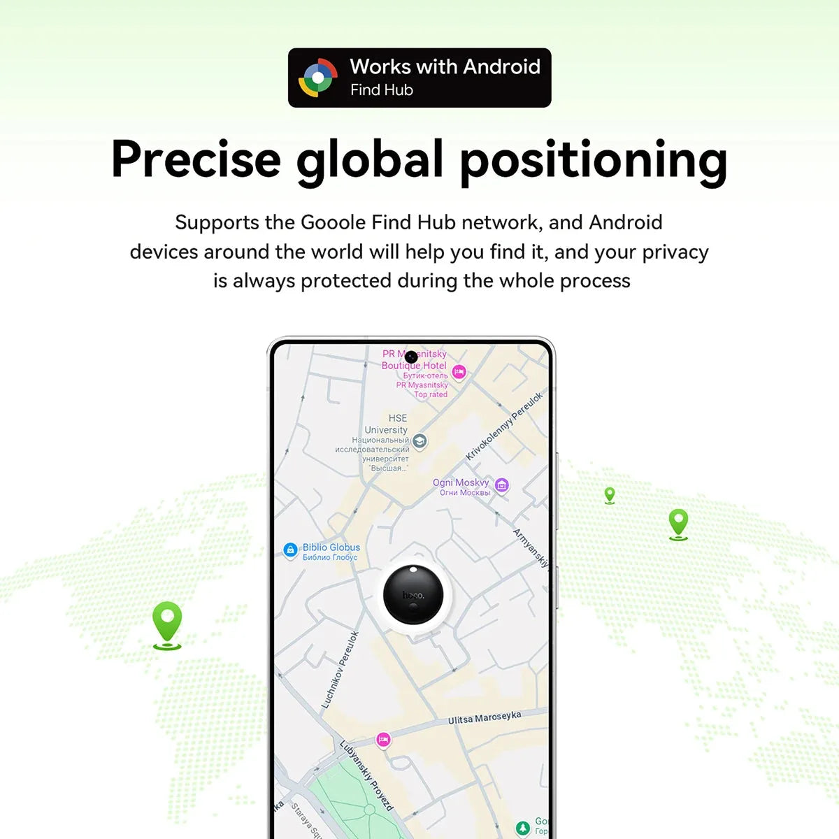 HOCO E93A Smart Tracker for Android — Google Find My Device