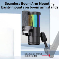 Jmary MC-PW13 Microphone - Cardioid Pickup, Plug and Play for Mobile & Laptop - Saif Al Najmi Kw
