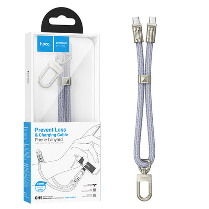 Hoco GH5 Adjustable Messenger Lanyard with typec to typec Cable
