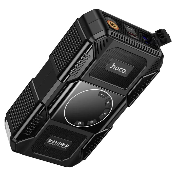 QS6 Clever 8000mAh Jump Starter Power Bank with Air Pump