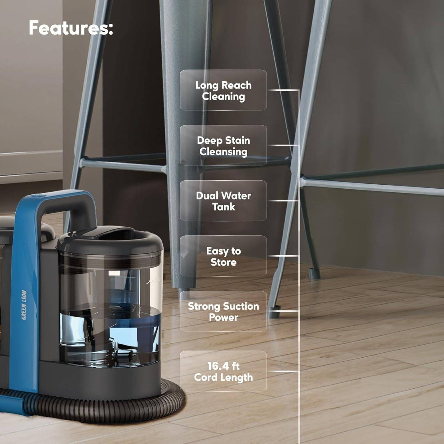 Green Lion Carpet Cleaner Pro – Blue