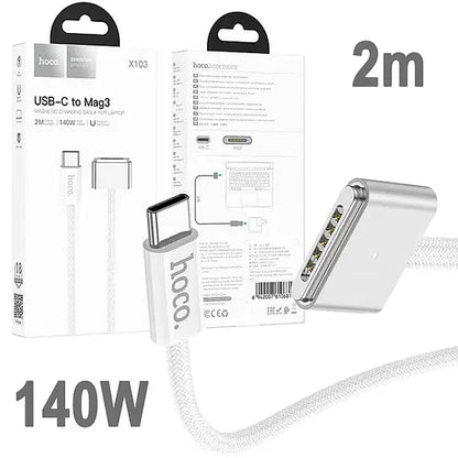 Hoco X103 Type-c To Mag3 Magnetic Charging Cable For Laptop 2meter