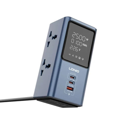 LDNIO 45W Power Strip — 4 Universal Outlets + 3 USB Ports