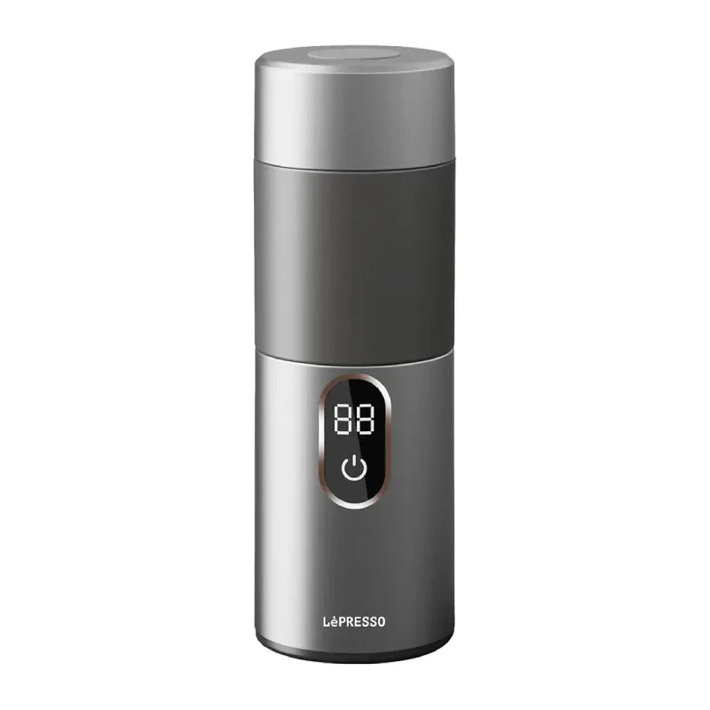 LePresso MokaRise Electric Moka Maker 150ml Silver
